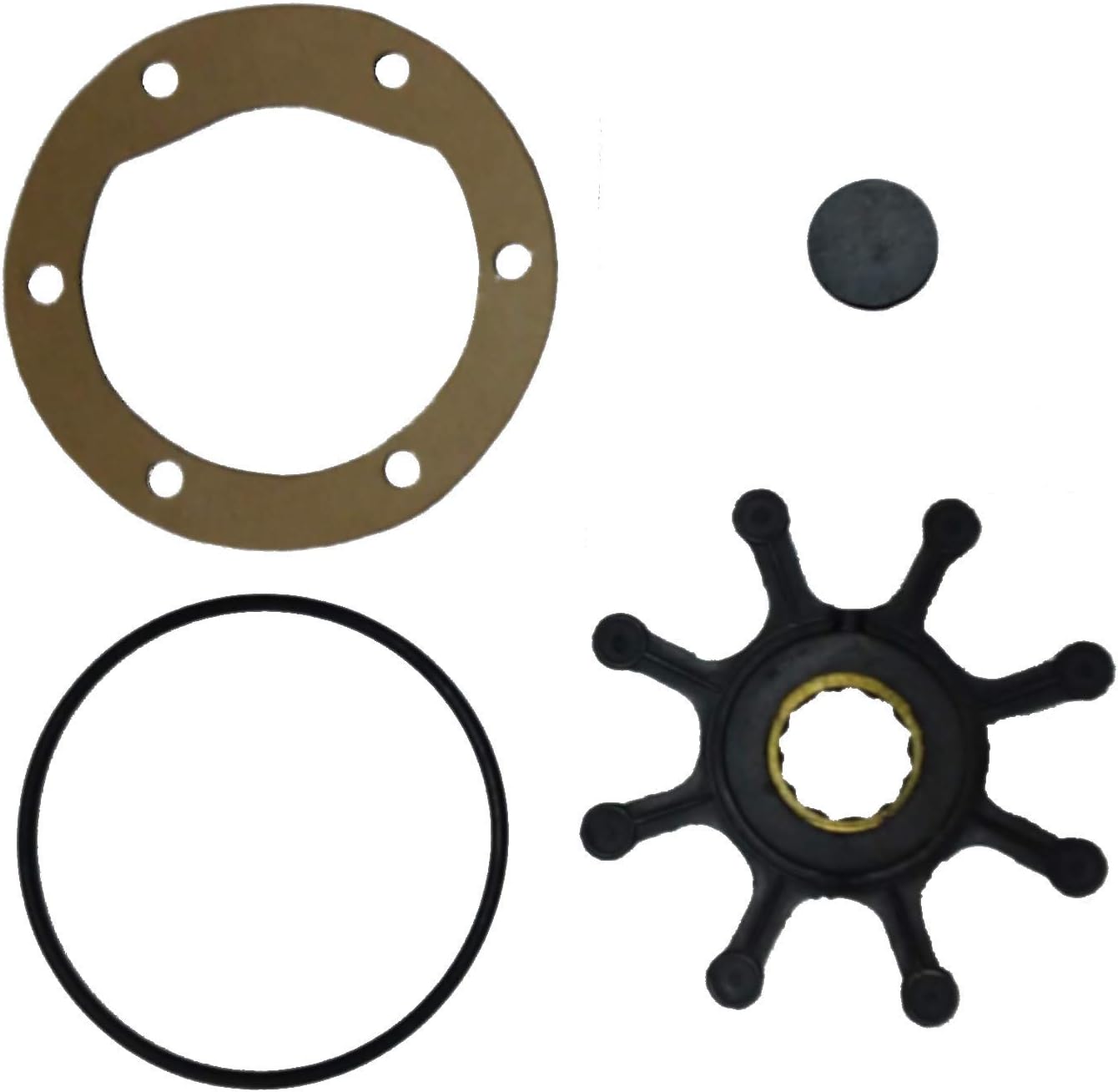 SCP-17018 Impeller Kit Replaces Jabsco 17018-0001-P Raw Sea Water Pump