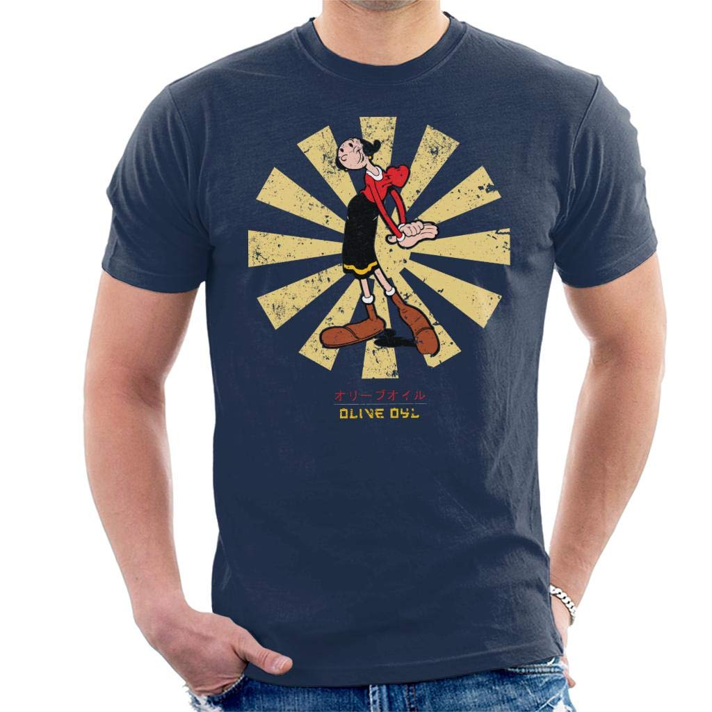 Olive OYL Retro Japanese Popeye Men's T-Shirt