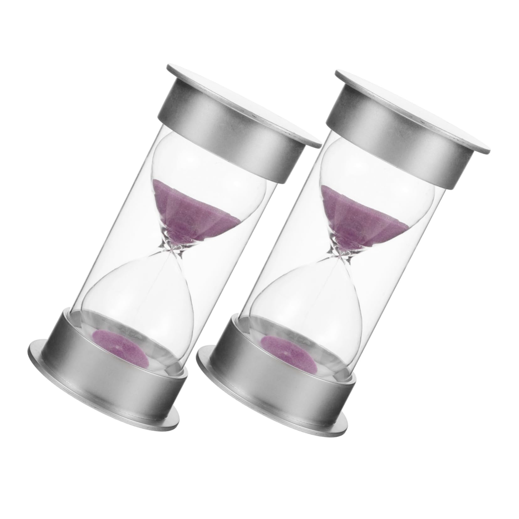 POPETPOP 4 Ensembles Horloge De Sable Décorative De Bureau Minuterie De 20 Minutes Minuterie De 20 Minutes Décoration De Sable Décoration De Maison Verre Borosilicate 2 pièces * 4