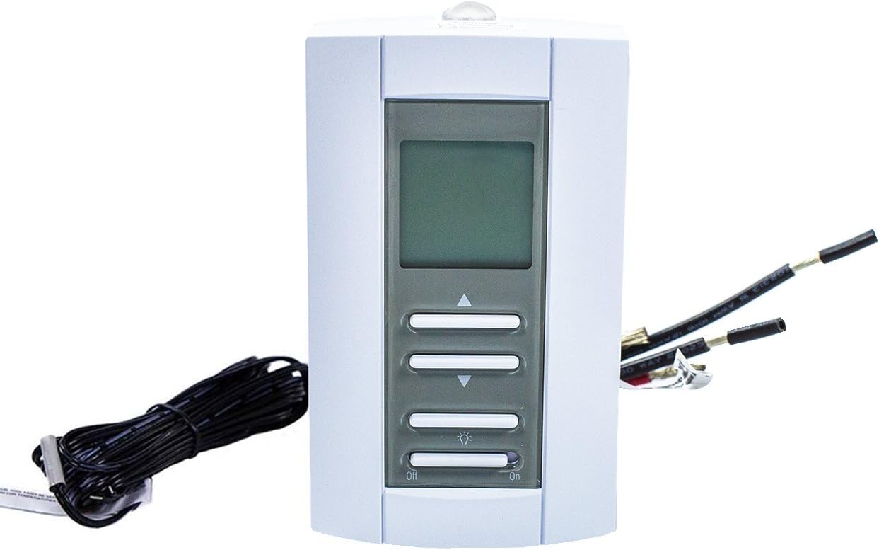 ThermoTile 240V Manual Thermostat with Main and Backup Floor Sensors Made by Resideo