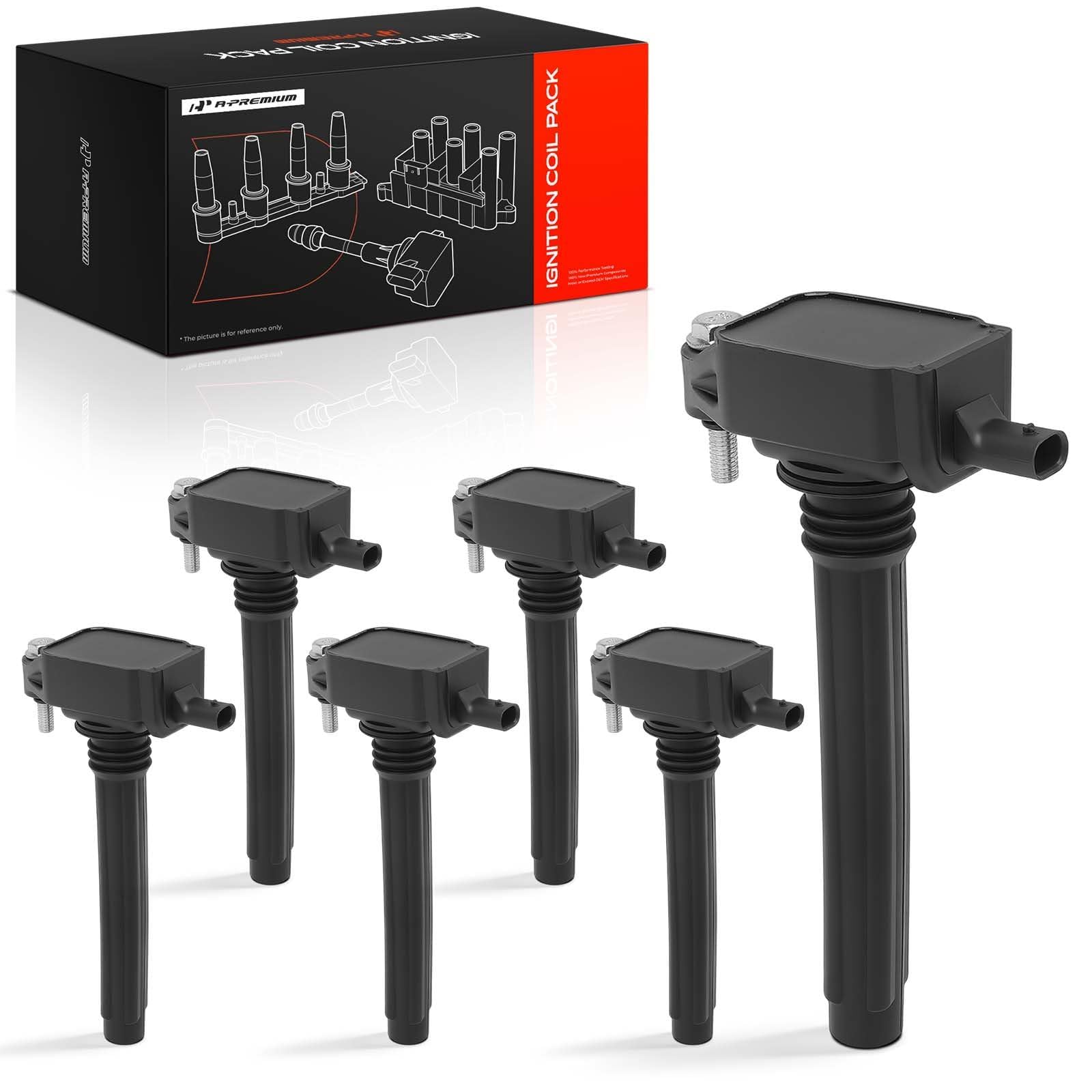 Photo 1 of A-Premium Set of 6 Ignition Coils for Chrysler/Dodge/Jeep/Ram (UF-648)