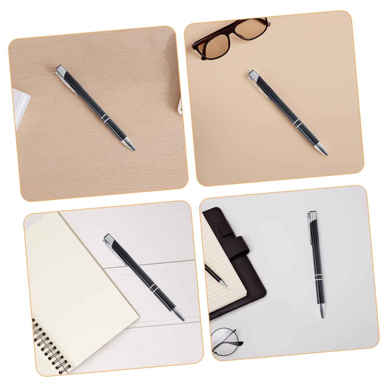 SHINEOFI Mate Pens Penne A Sfera in Metallo 48 Pezzi Penne Da Scrittura Robuste Forniture Per Ufficio Penna Per Insegnanti E Studenti
