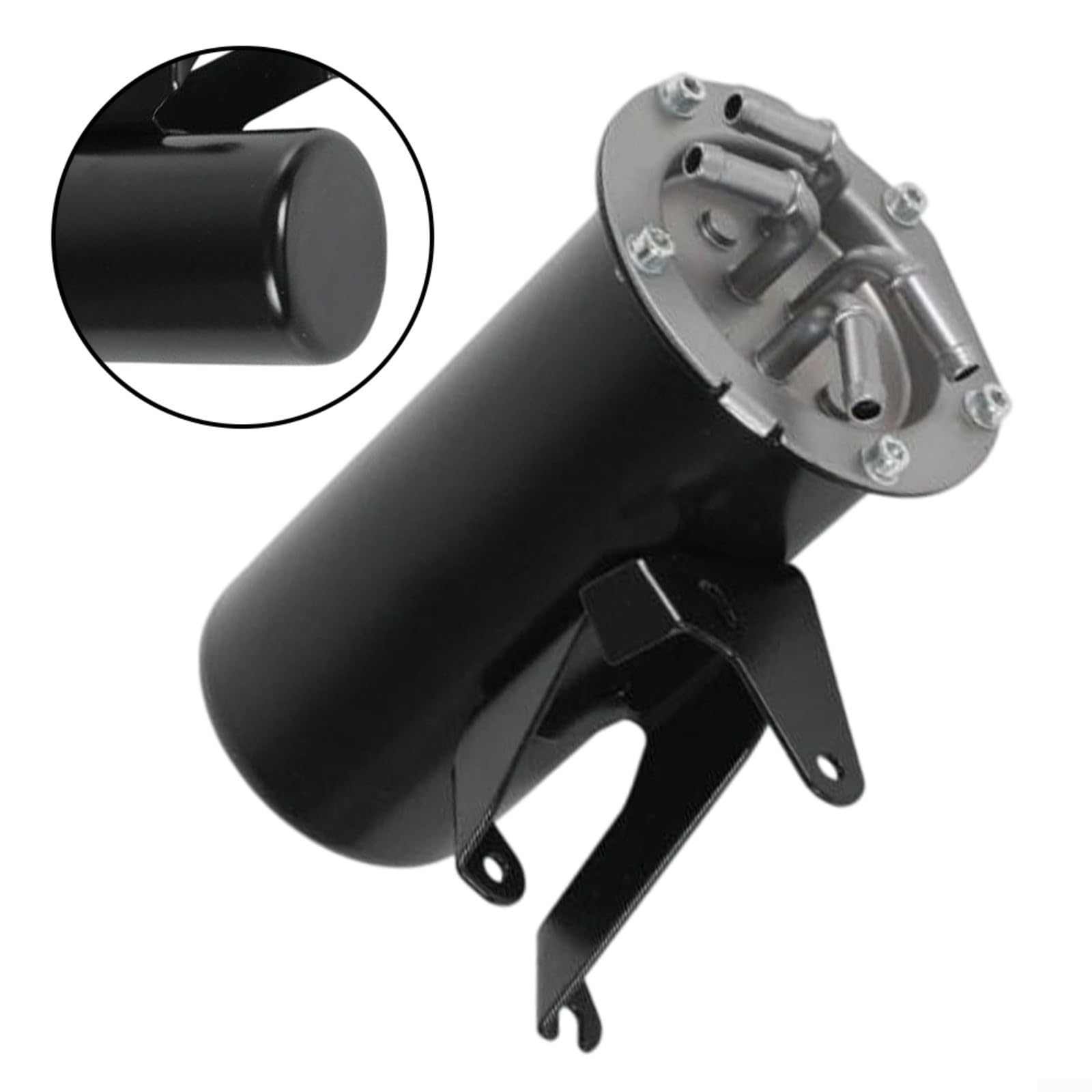 Carcasa del filtro de combustible diesel 3C0127400D 3C0127400C compatible con Skoda para Octavia para A3 para Passat para Golf para Eos Metal Negro Reemplazo directo para fácil instalación Diseño