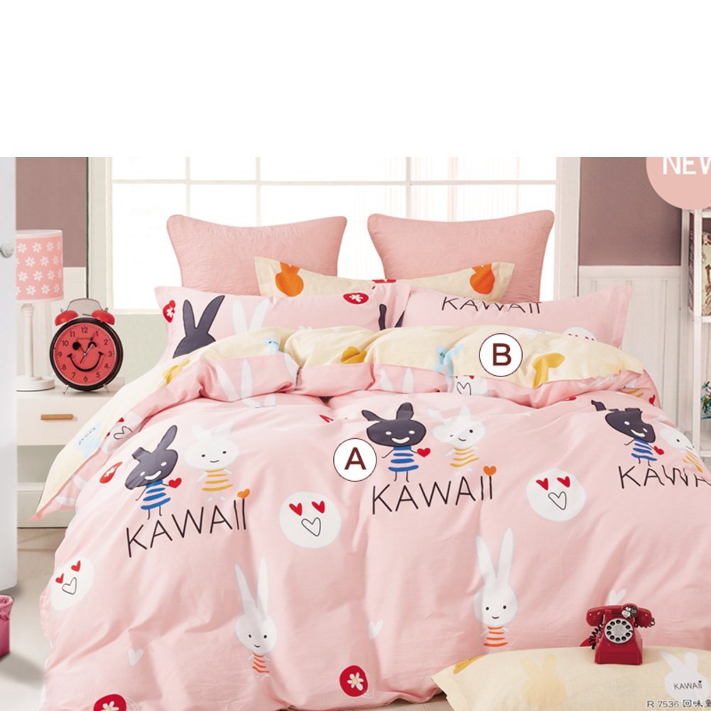 Drap de lit One Piece en coton 180x225cm pour chambre d'enfant