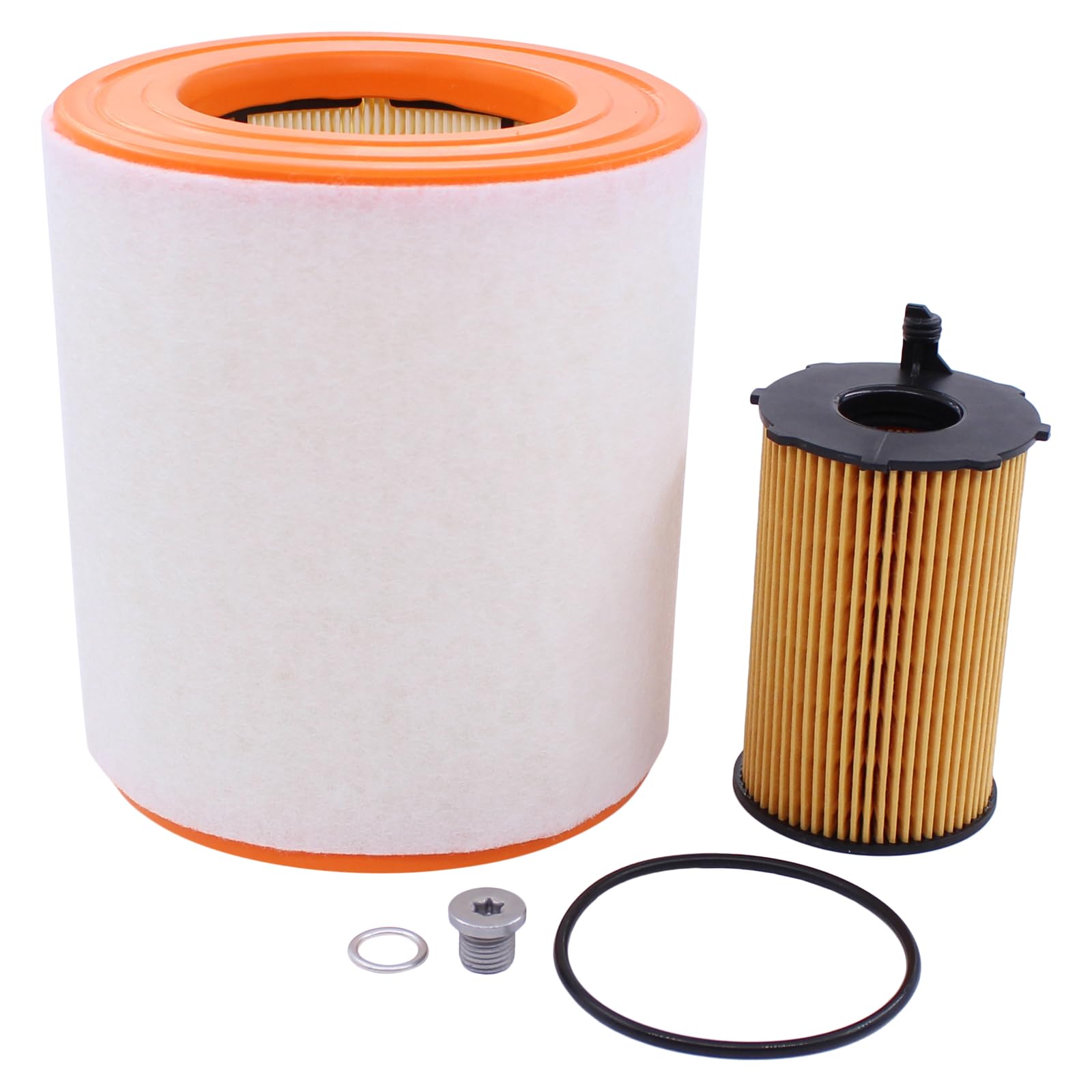 Ölfilter Luftfilter Innenraumfilter Aktivkohlefilter Ölablassschraube mit Dichtung Filter Schraube Filtereinsatz für A6 4G A6 C7 4G A7 4G 3.0 TDI quattro 2010 2011 2012 2013 2014 2015 2016 2017 2018