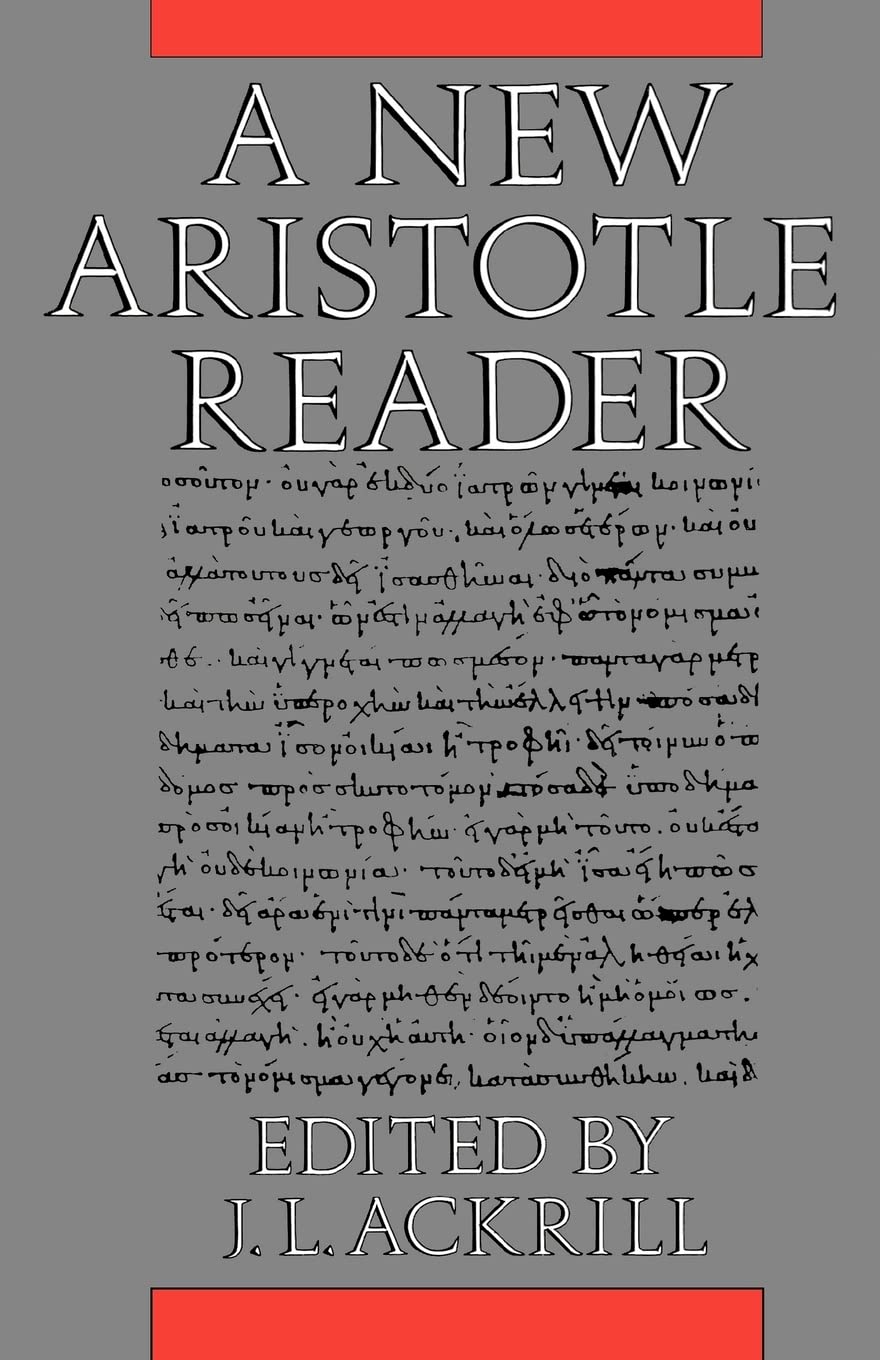 A New Aristotle Reader