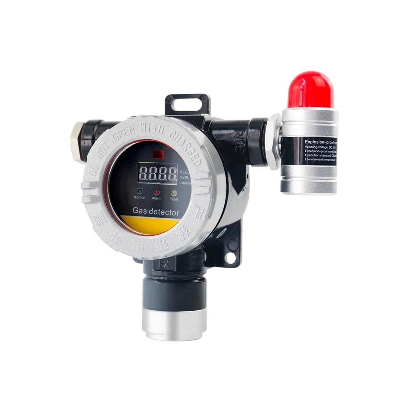 4-20MA RS485/Relais Gas Monitor Gas Leckage Erkennung Geräte 0-100% UEG LPG CH4 Gas