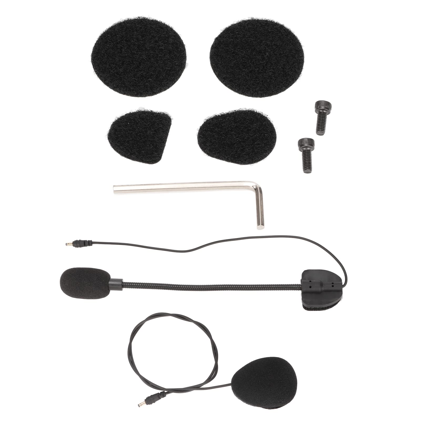 Gonetre Auricolare Bluetooth per Casco da Motociclista, Cuffia per Casco