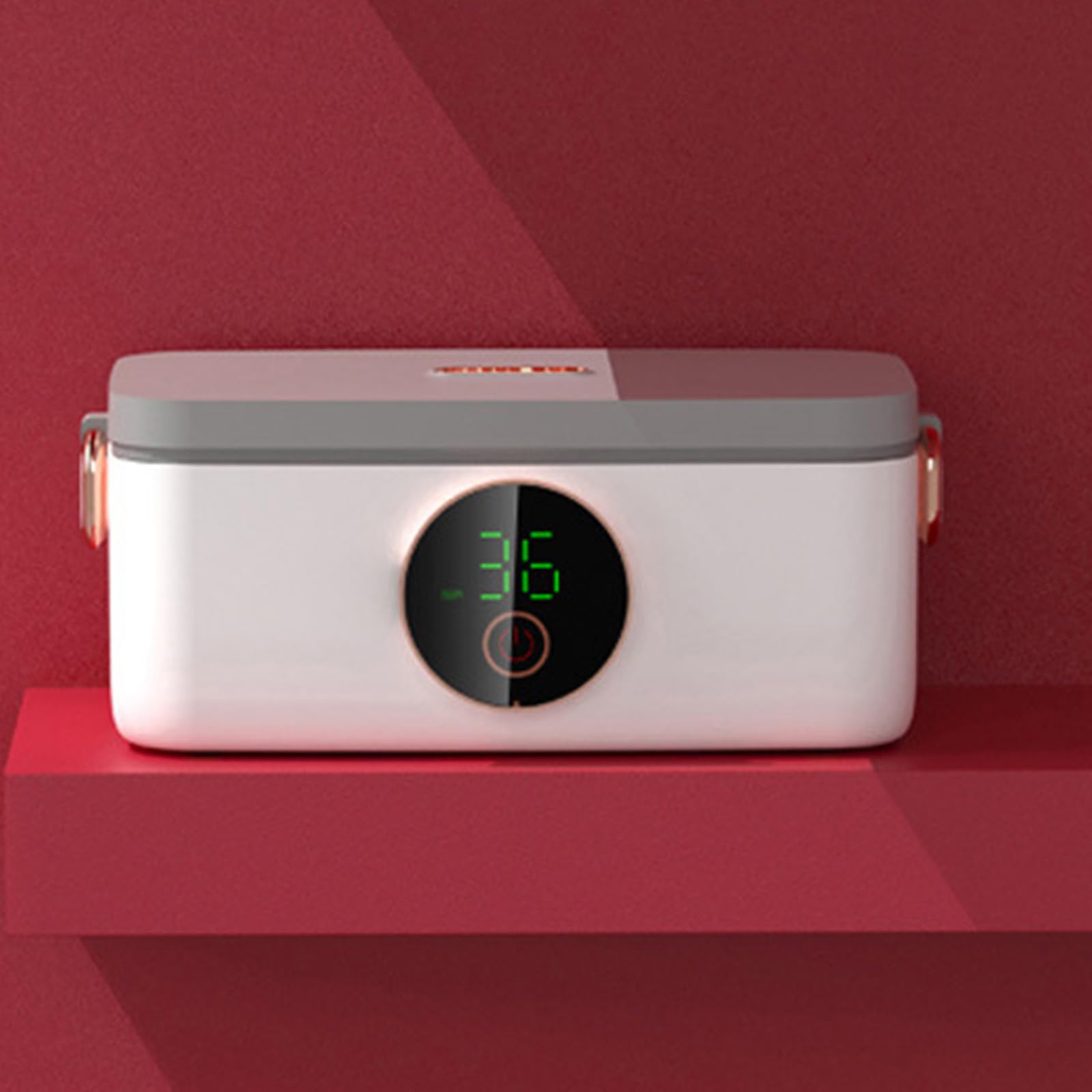 Fiambrera portátil con calefacción eléctrica, recargable por USB, sin agua, 16000 mAh, calentador de alimentos, recargable por USB, calentador de alimentos eléctrico, a prueba de fugas