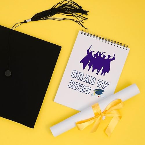 Miniatura 5 de Hying Troqueles de corte de graduación 2025 para hacer tarjetas, troqueles de felicitaciones graduados graduados de licenciatura, plantillas en