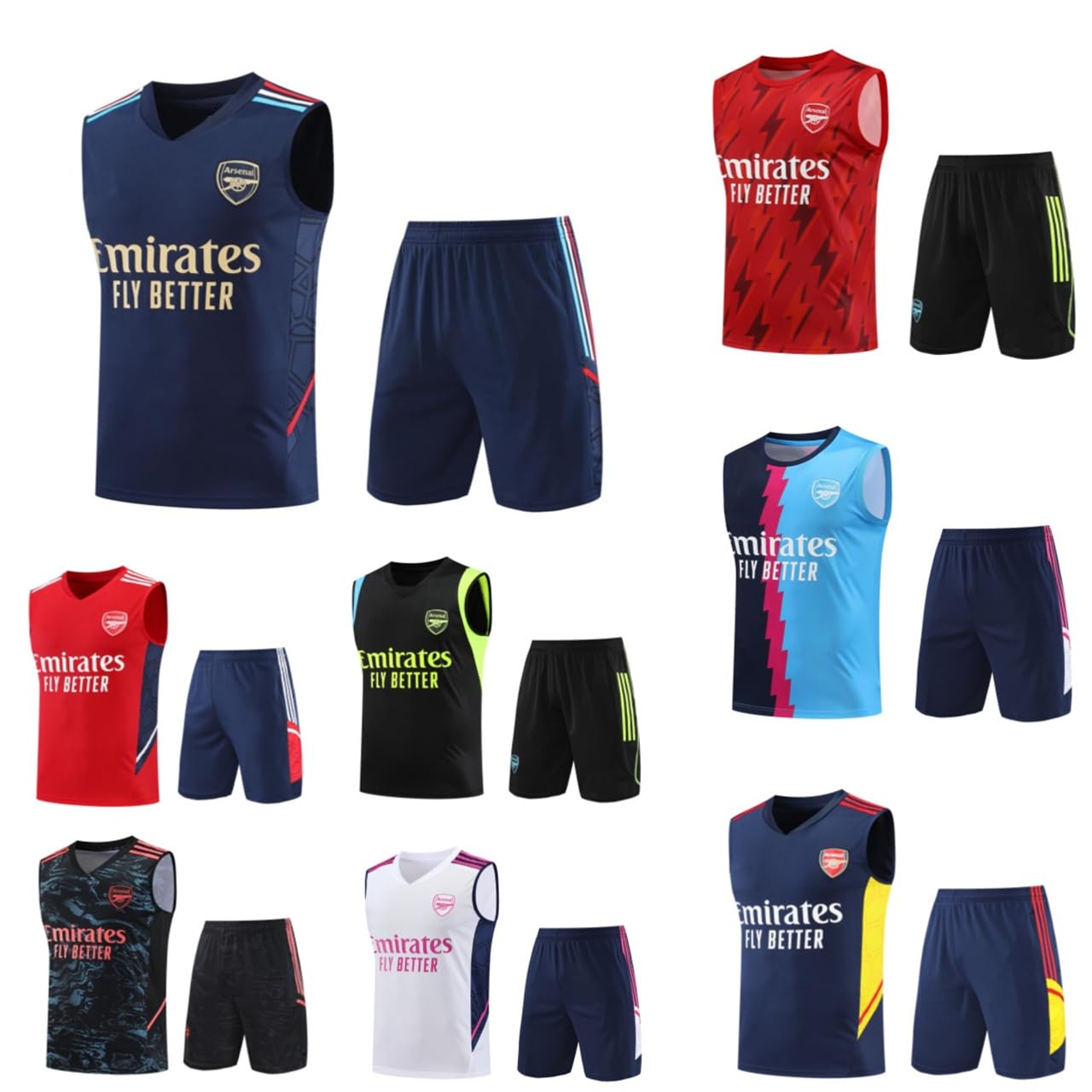 Amazon | アーセナル サッカートレーニングユニフォーム 半袖 タンク