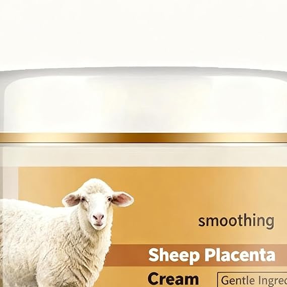 Placenta Cream - Face Moisturizer | Sheep Placenta Cream For Face & Body, 50g Lifting Repairing Day & Night Creams, Rich In For & Skin Elasticity, Fr Men & Women, 1-Pack.
