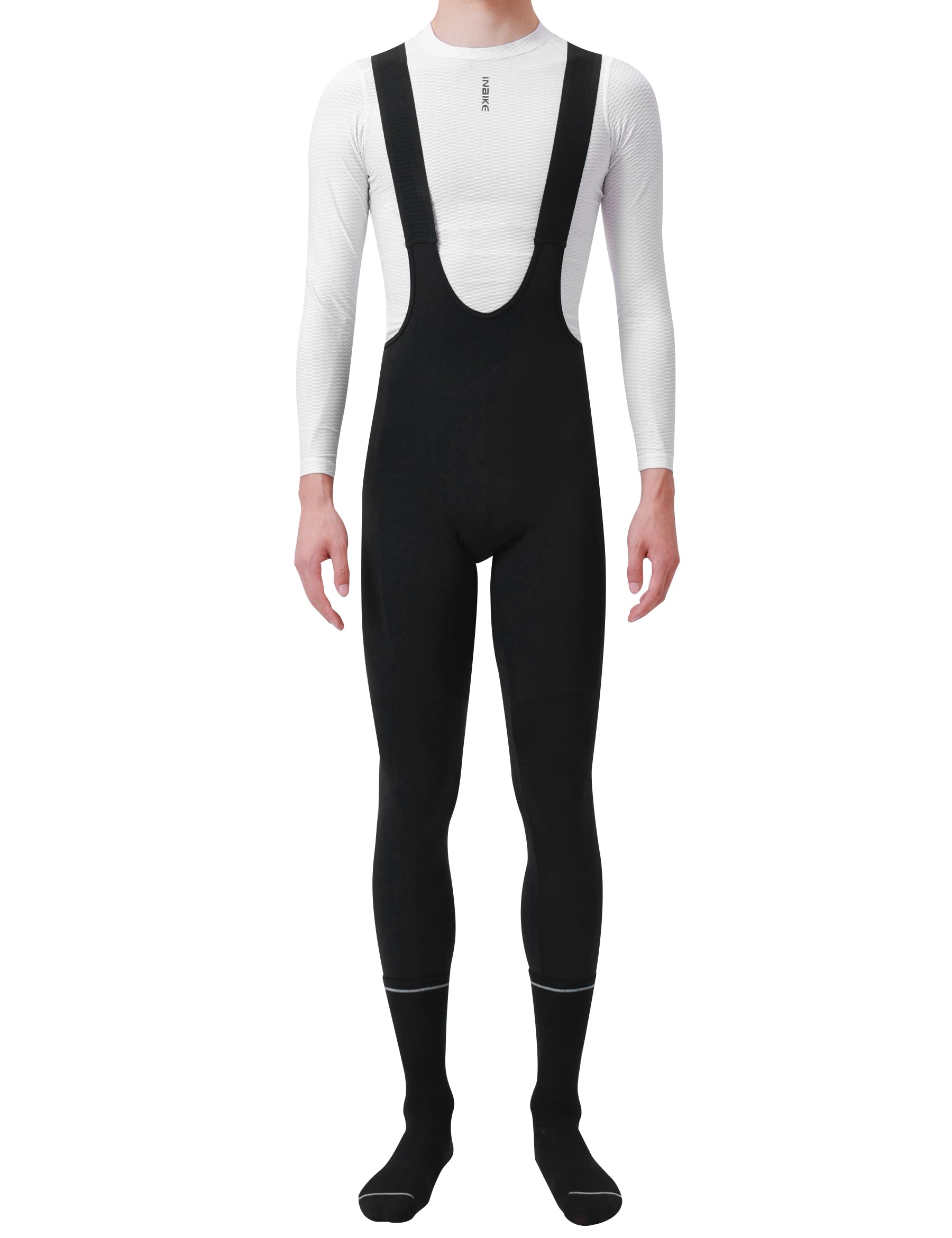 INBIKE Culotes de Ciclismo para Hombre Largo Termicos Pantalones Bicicleta Montaña MTB Inveirno Elásticos Thermal