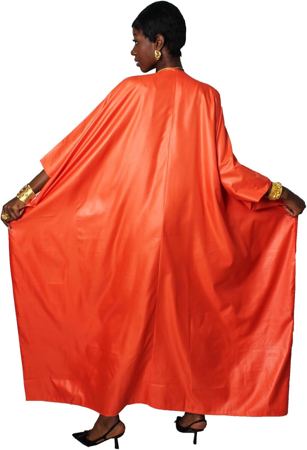 TIDOIRSA Loose African Dresses for Women,Hot Drilling Full Gown Embroidery Maxi Dress - Image 5