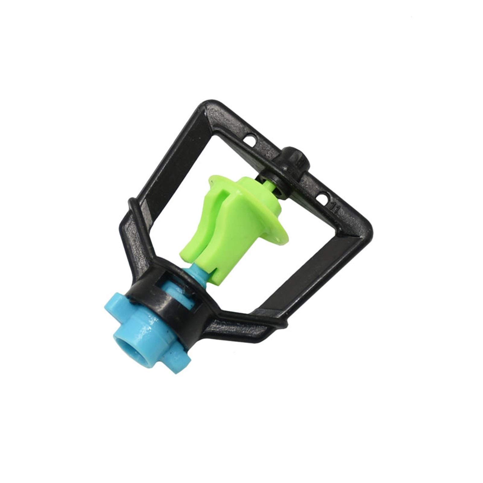 Connecteur de tuyau d'arrosage de jardin automatique avec micro buse rotative 6 mm lot de 100