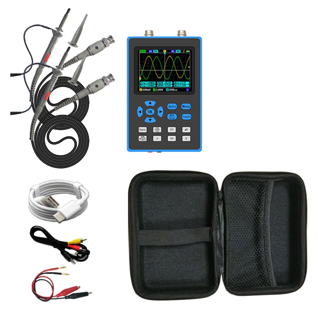 Osciloscopio Digital de precisión - Conveniente para sostener y Transportar Osciloscopio Digital de Mano Duradero Plástico