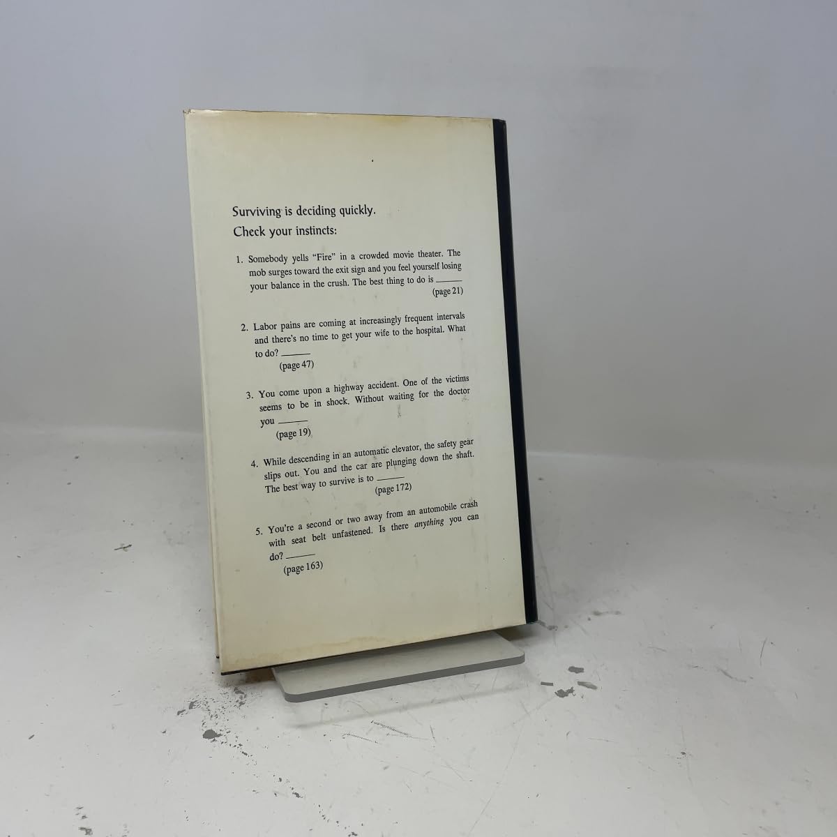 The Book of Survival: Everyman's Guide to Staying Alive and Handling Emergencies in the City, the Suburbs, and the Wild Lands Beyond