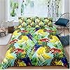Art Palm Leaves Parrot Bird Pineapple Banana Fruit Animals Print Comforter Cover Duvet Cover Quilt Cover Pillowcase Home Textiles Bedding Set New (Not Included Duvet/Quilt) 61RMIhaMPkL. SS100