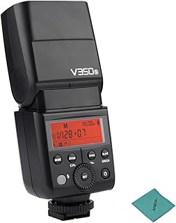 Godox V350S Compact Size 2.4G Wireless Speedlite Master/Slave Camera Flash TTL 1/8000s HSS Built-in 2000mAh Li-ion Battery for Sony A77II/ A7RII/ A7R/ A58/ A99/ ILCE6000L/ A77II/ RX10/ A9