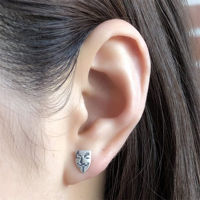 Anello V per Vendetta in argento sterling 925/Anonimo/Guy