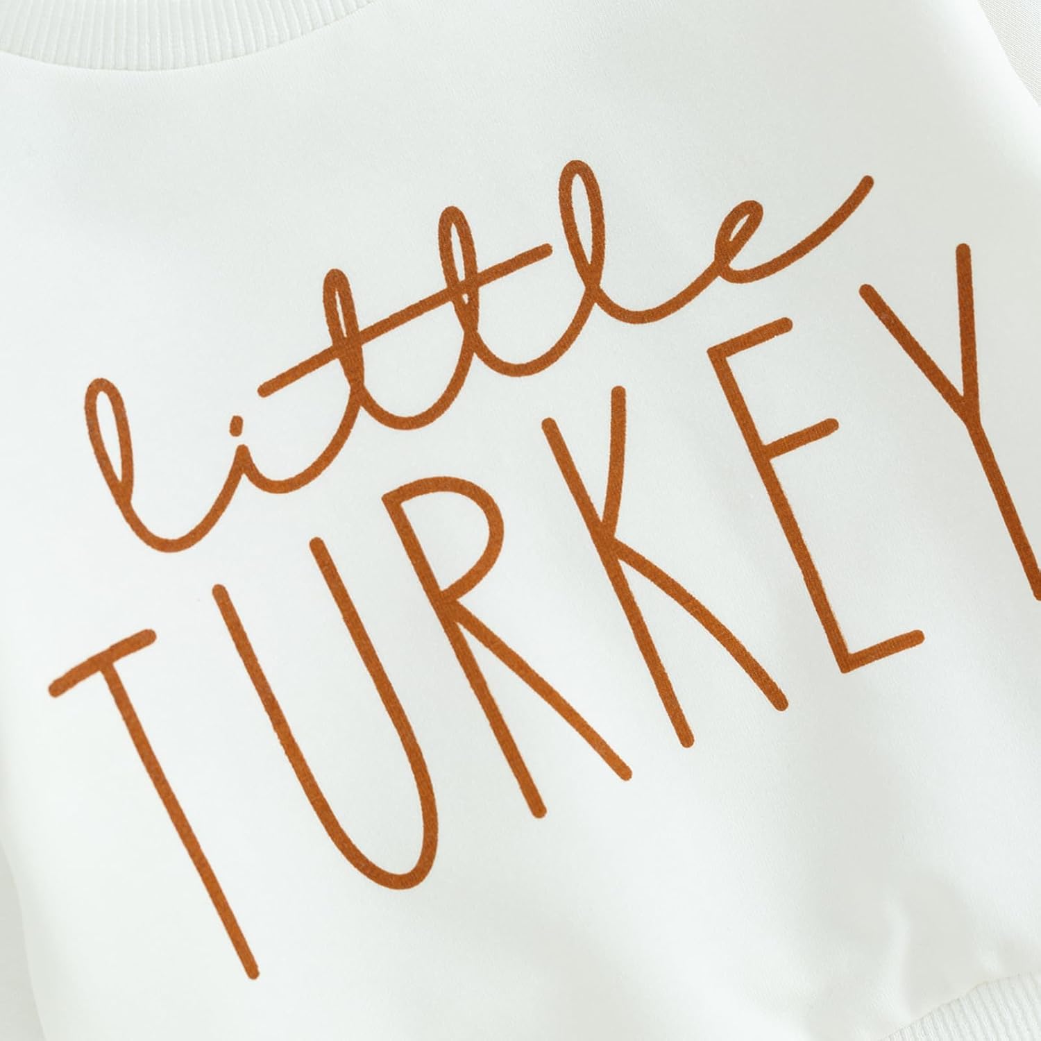 Thanksgiving Baby Boy Girl Outfit Toddler Little Turkey Sweatshirt Jogger Pants Cute Infant Fall Winter Clothes - Image 3