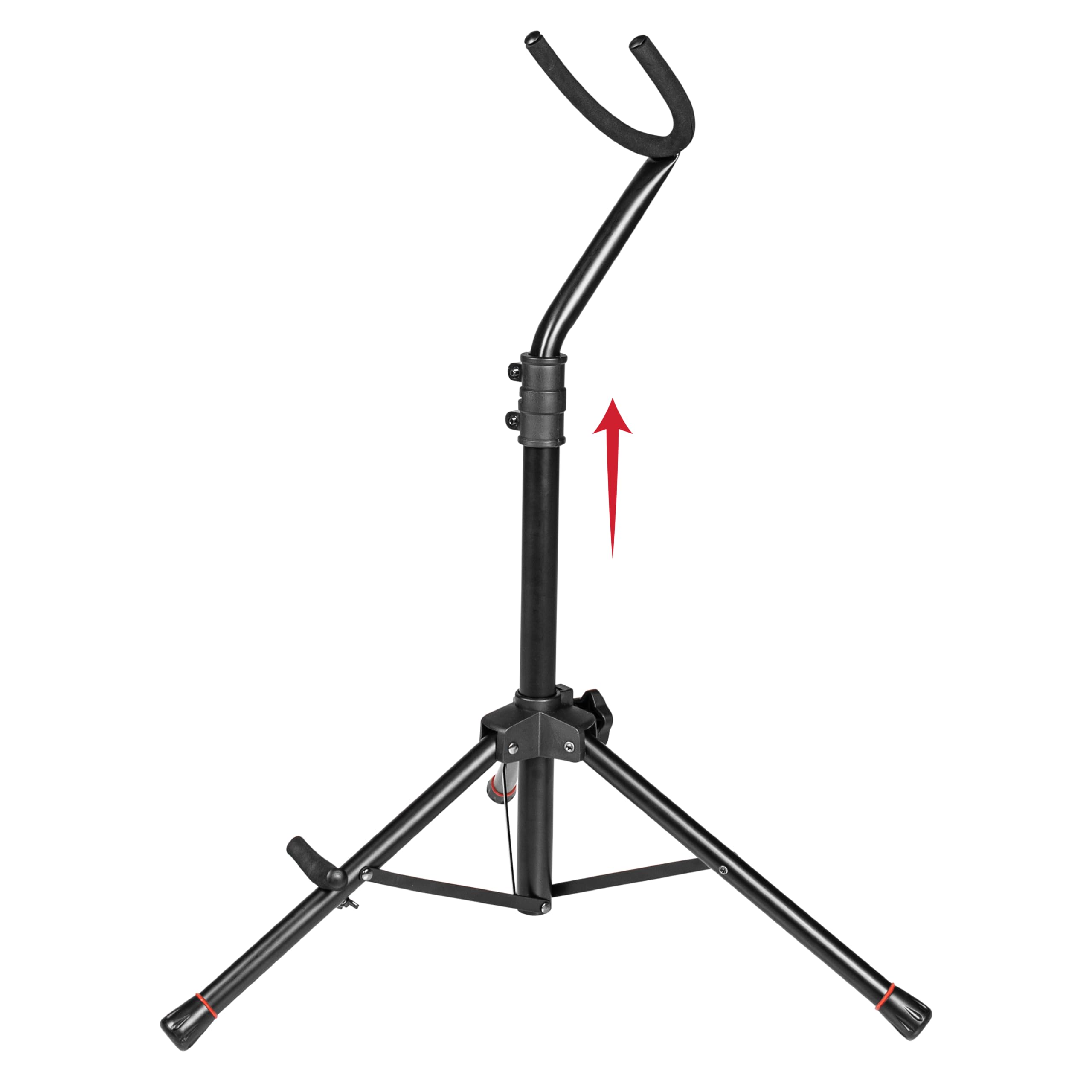 Gator Frameworks Tripod Ständer für Baritonsaxophone | (GFW-BNO-SAXBARI) | Schwarz