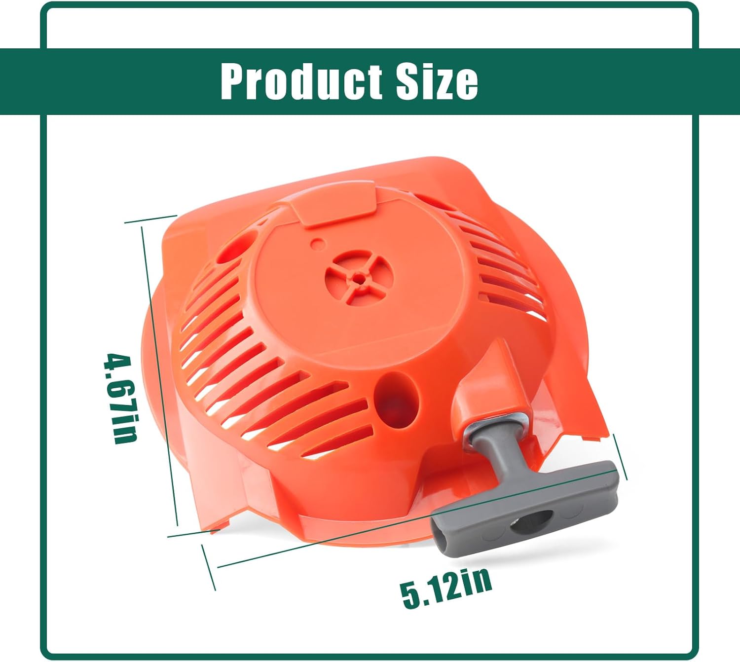 YUXIVCNE 578992501 Recoil Starter Assembly with Pull Cord Compatible with Husqvarna 525L 525LS 525LST 525RS String Trimmer Parts, Replace 596249001