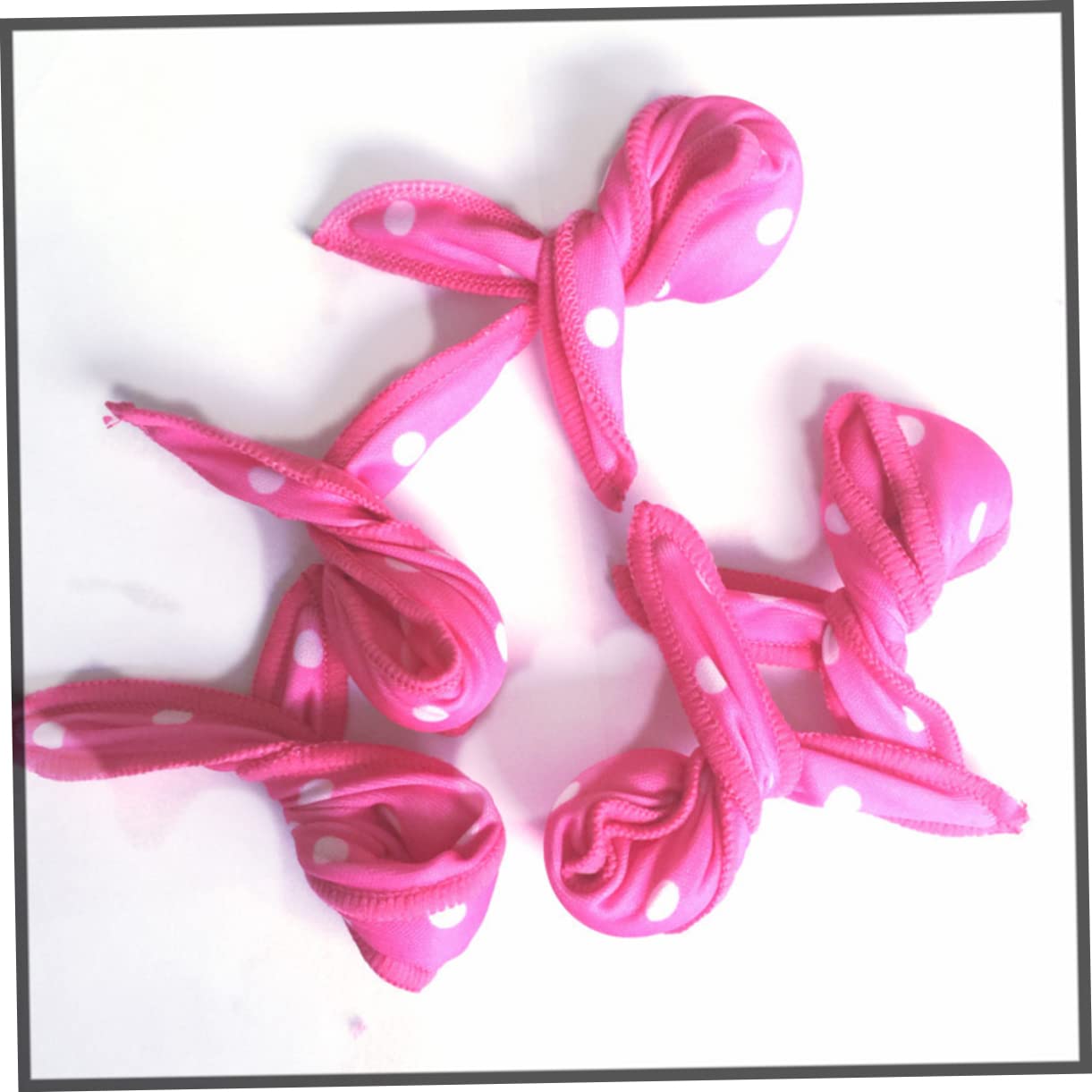 PartyKindom 30 Pcs Sleep Curling Tools Rabbit Ear Hair Rollers for Wavy Curls Hair Curl Formers for Women and Comfortable DIY Styling