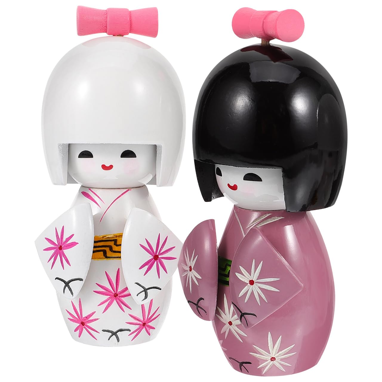 こけし　昭和レトロ　着物 Amazon.co.jp: DECHOUS こけし 日本 人形 着物 木製 和風