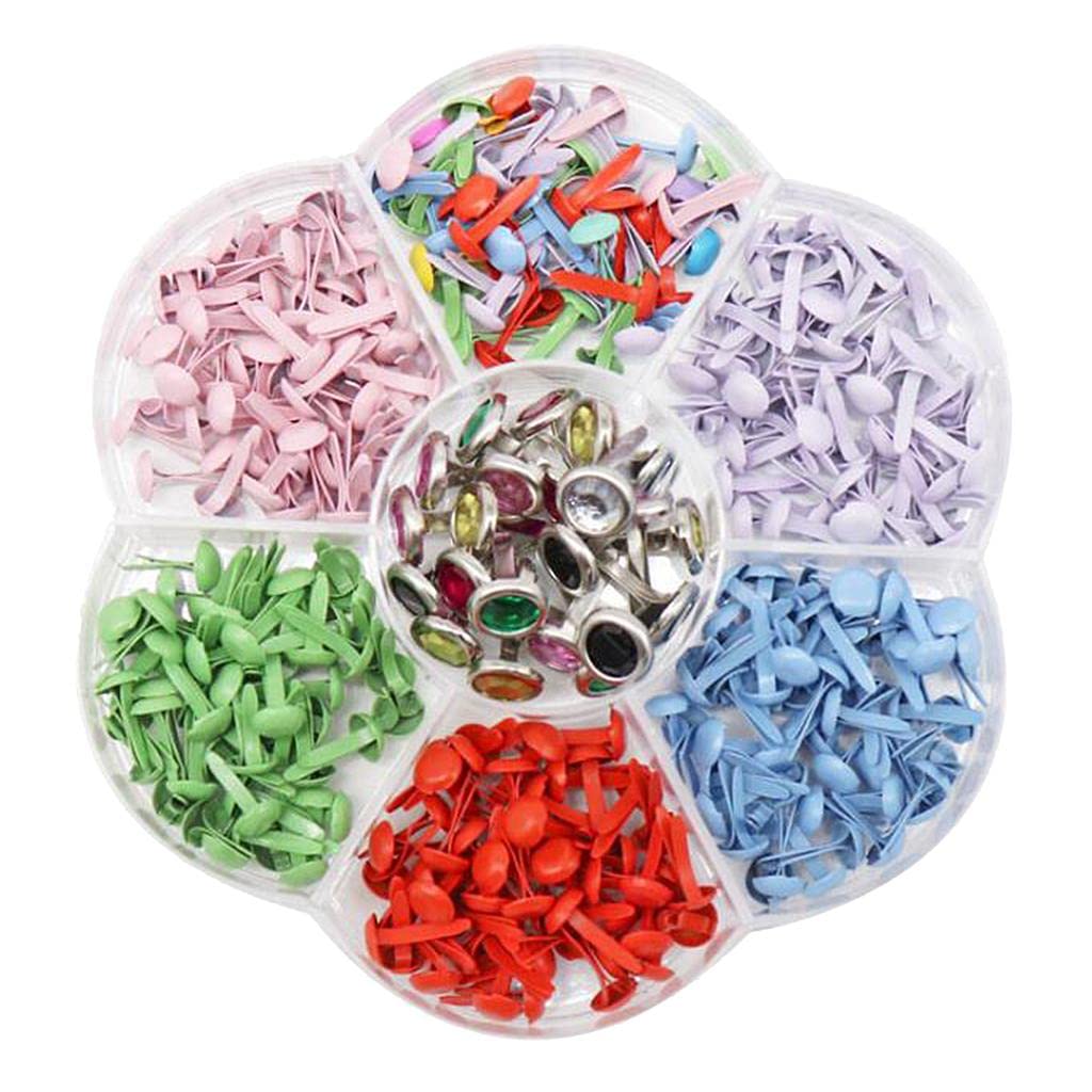 10 zestawów łączników do papieru, DIY, metalowe dzielone szpilki, ćwieki, rękodzieło, do tworzenia kart, scrapbookingu, styl 2