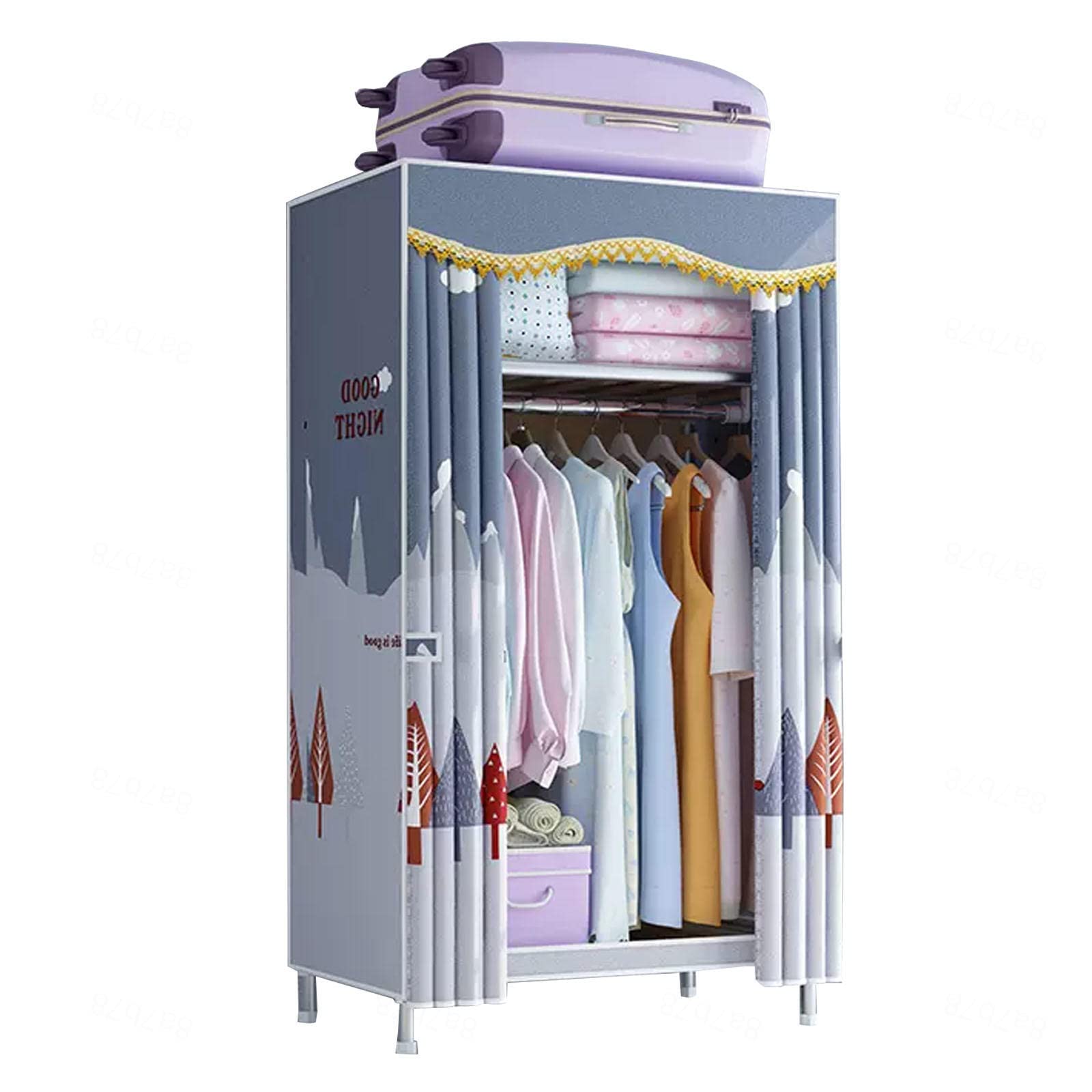 Armoire en tissu portable pour éliminer le désordre de la chambre
