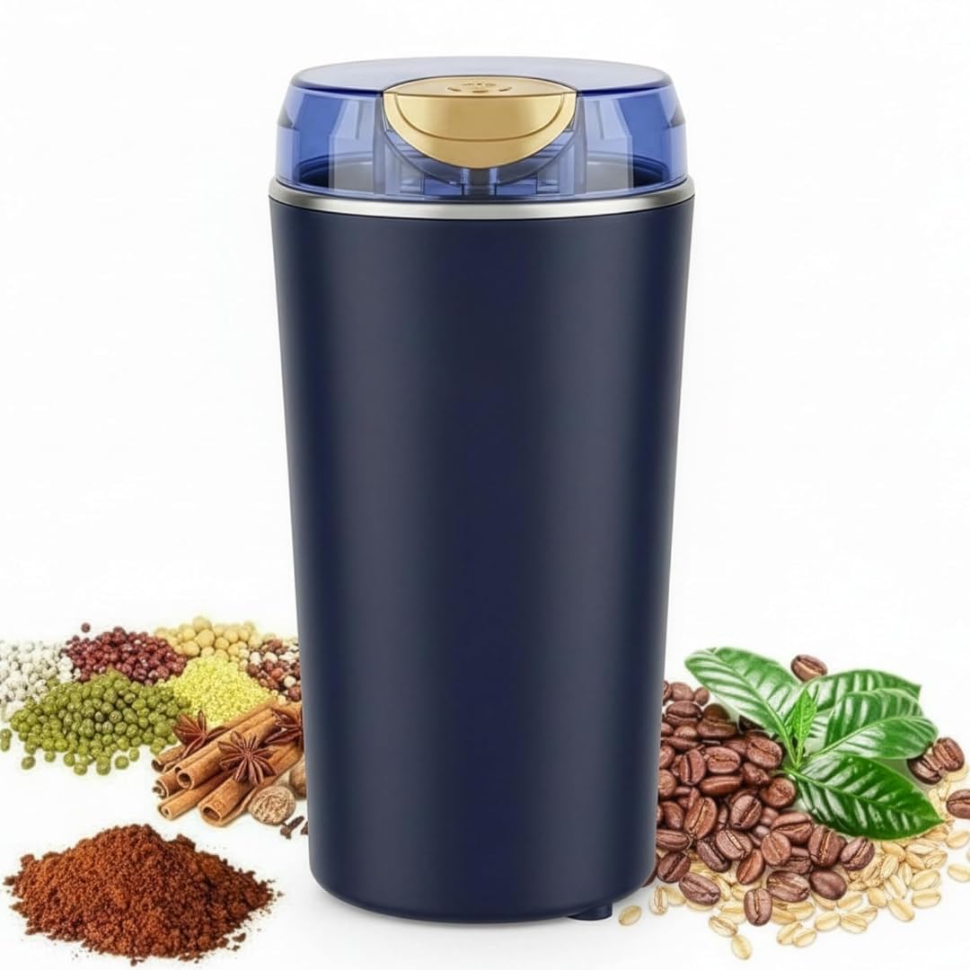 Portable Electric Grinder, Compact Multi-Use Coffee Bean Grinder for Spices, Herbs & Dry Ingredients, Adjustable Coarseness, Portable Grinding Machine for Home Kitchen, Office & Travel Use-image-25
