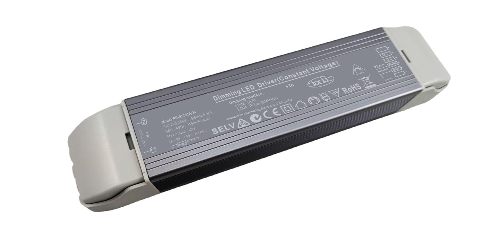 Bande lumineuse BL50DV Dali alimentation tension constante 50W pour éclairage LED