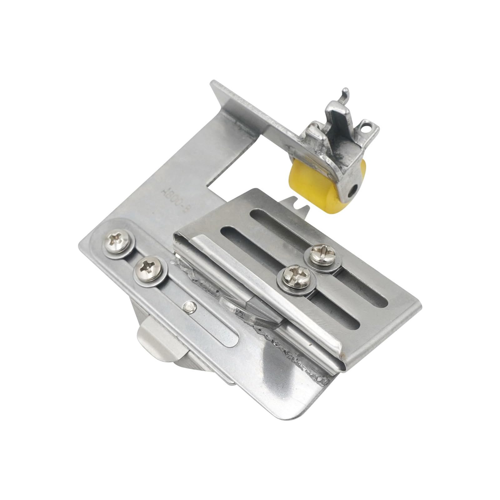 Pied de machine à coudre double couche guide réglable anti-glisse pour tissu