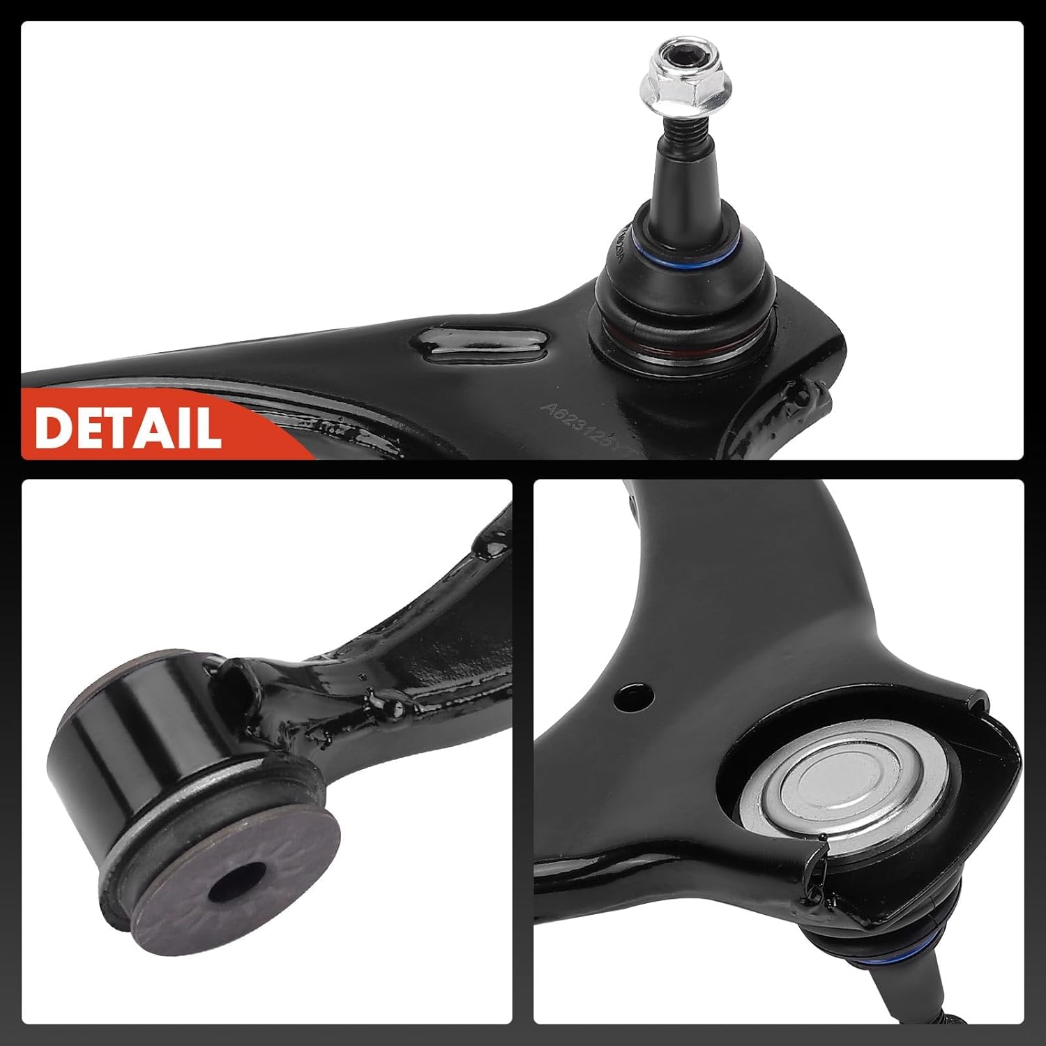 A-Premium Front Left Upper Control Arm, with Ball Joint & Bushing, Compatible with Chevrolet & GMC & Cadillac - 2014-2020 - Silverado 1500, Sierra 1500, Tahoe, Suburban, Yukon (XL), Escalade (ESV)