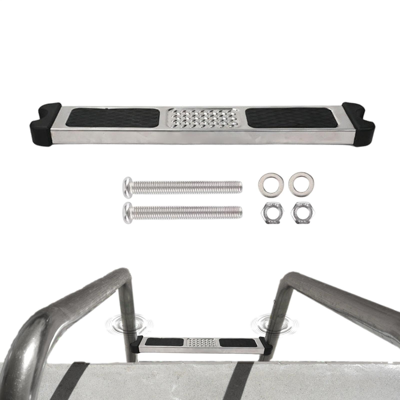 Gradini Per Scala Da Piscina 4,8 cm Antiscivolo Con Elevata | Pioli Per Scala Da Piscina Interrata Per Villa E Giardino, Hotel Resort, Acquatico, Spa, Palestra E Centro Acquatico