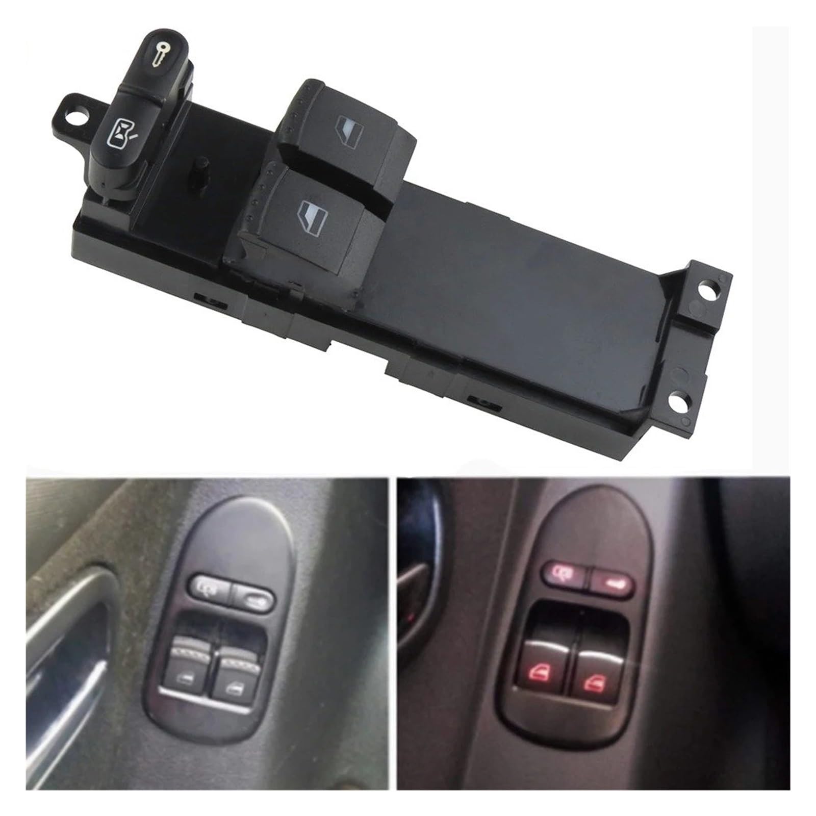 Pulsantiera Alzavetri Interruttore Di Controllo Alzacristalli Elettrico Per Seat Per Leon 1 Per Toledo 2 Accessori Per Auto 1J3959857 Elettrico Alzacristalli