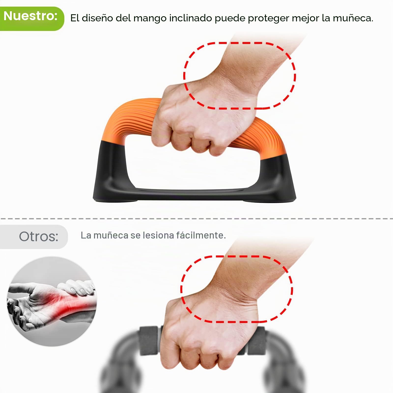 Kipika Barras de Empuje hacia Arriba, Soportes de Empuje hacia Arriba, Equipo de Entrenamiento de Fuerza, Ejercicios de Entrenamiento en el Piso
