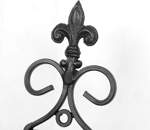 Miniatura 9 de Juego de 2 candelabros de pared, candelabros de pared para sala de estar, comedor, dormitorio, portavelas de pared de metal antiguo negro para