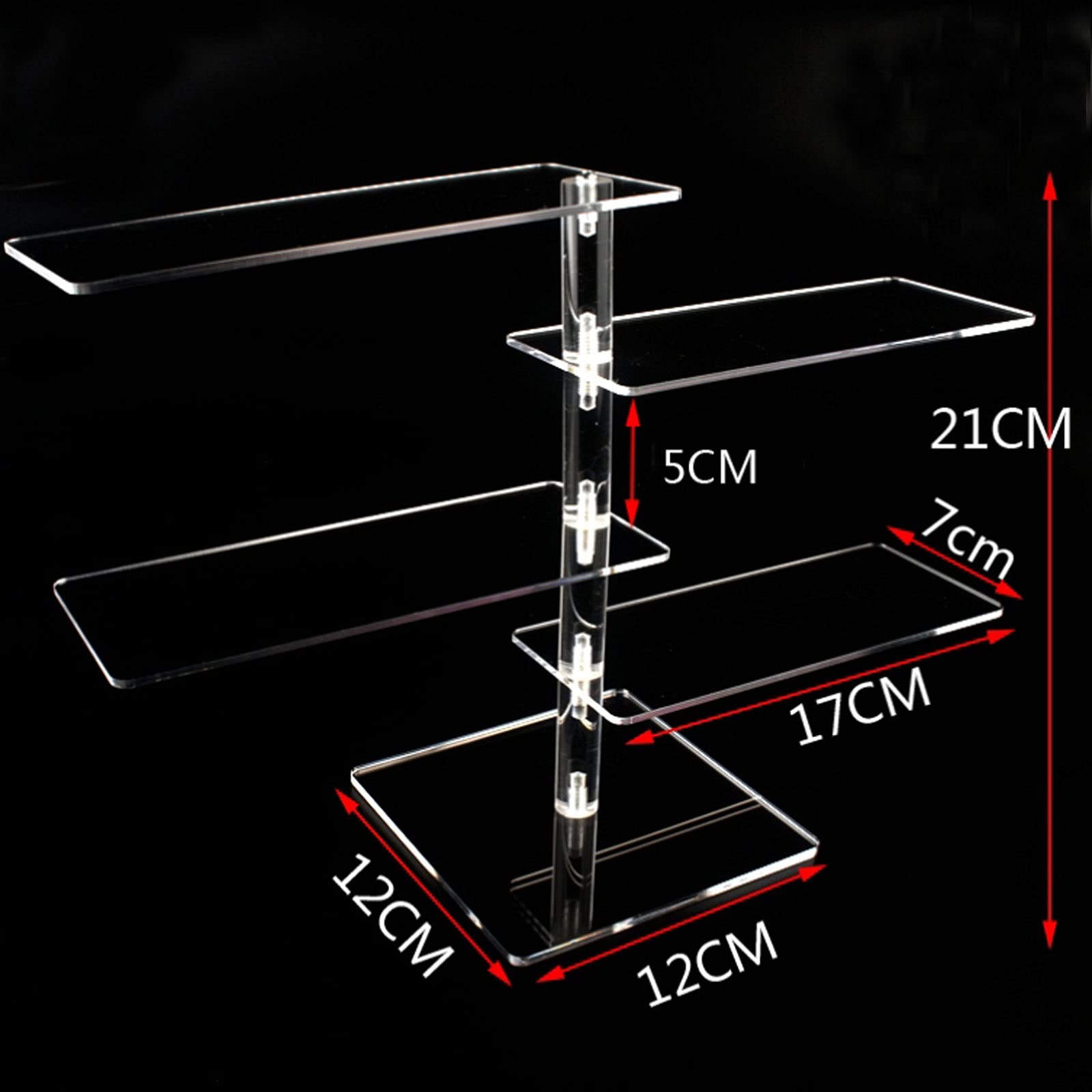 Espositore per Occhiali da Sole Supporto per grafici a 4 piani in acrilico in acrilico, occhiali da sole STAND STAND Occhiali da sole in acrilico Display, portacleo per occhiali da sole, display in ve