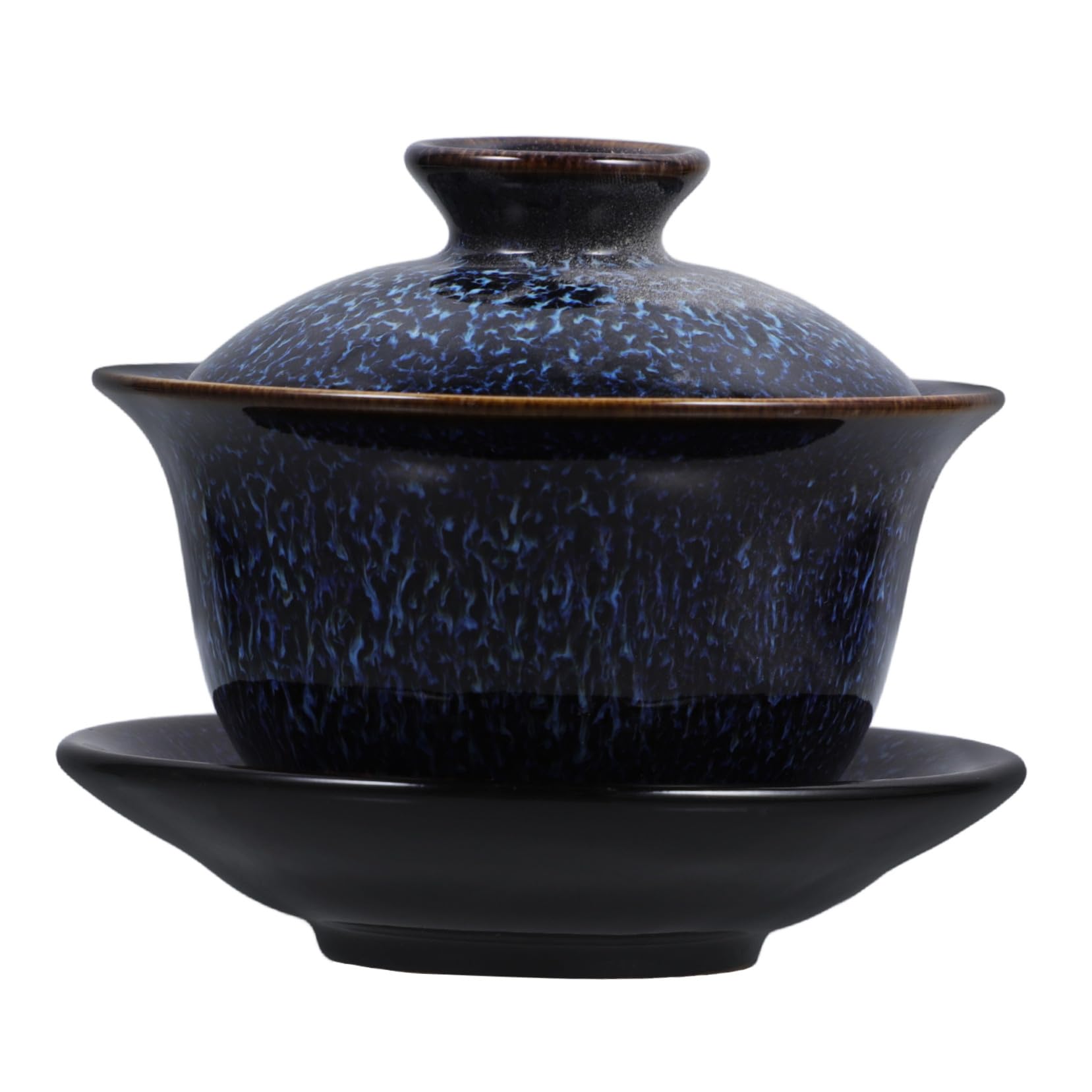 Tasse à thé kung fu en céramique Sancai artisanale pour amateurs de thé