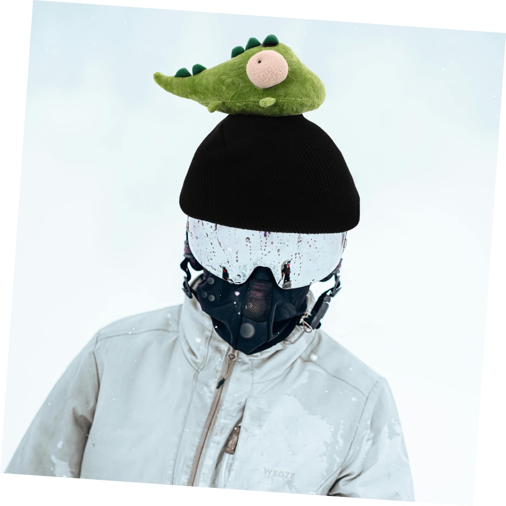 Copertura Per Casco Invernale Animale Peluche Copertura Protettiva Carina Per Casco Sci Snowboard