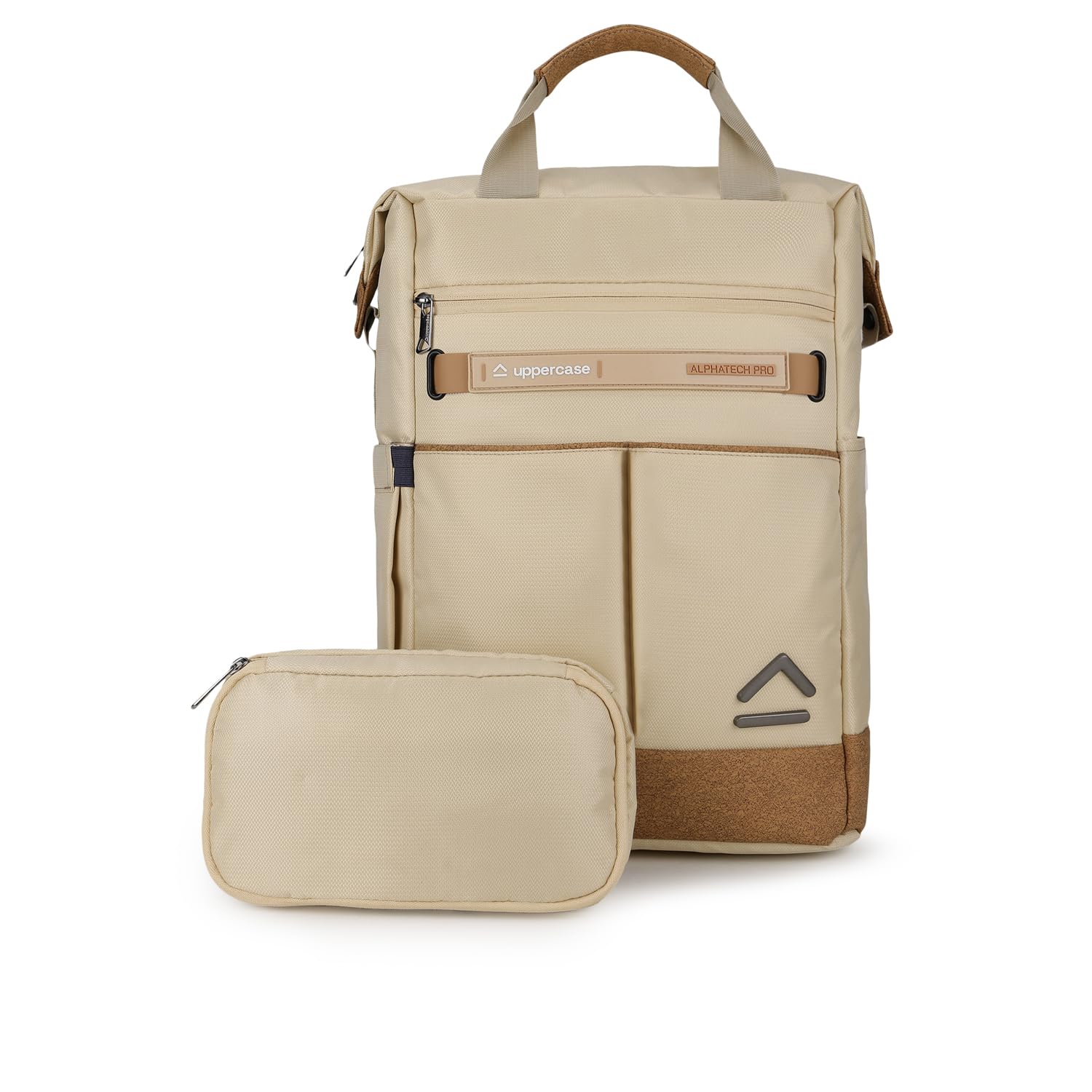 Dune Alphatech Padded 15.6" Laptop & iPad Compartment Professional Backpack for Men & Women - Tote & Backpack Carry, Waterproof Work Business Backpack for College Work Daily -Beige-image-36