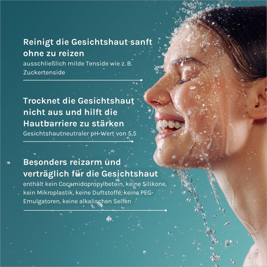 benevi neutral Gesichts-Reinigung 5 x 125ml für empfindliche, irritierte, trockene Haut. Ausschließlich milde Tenside, besonders hautverträglich. pH 5,5