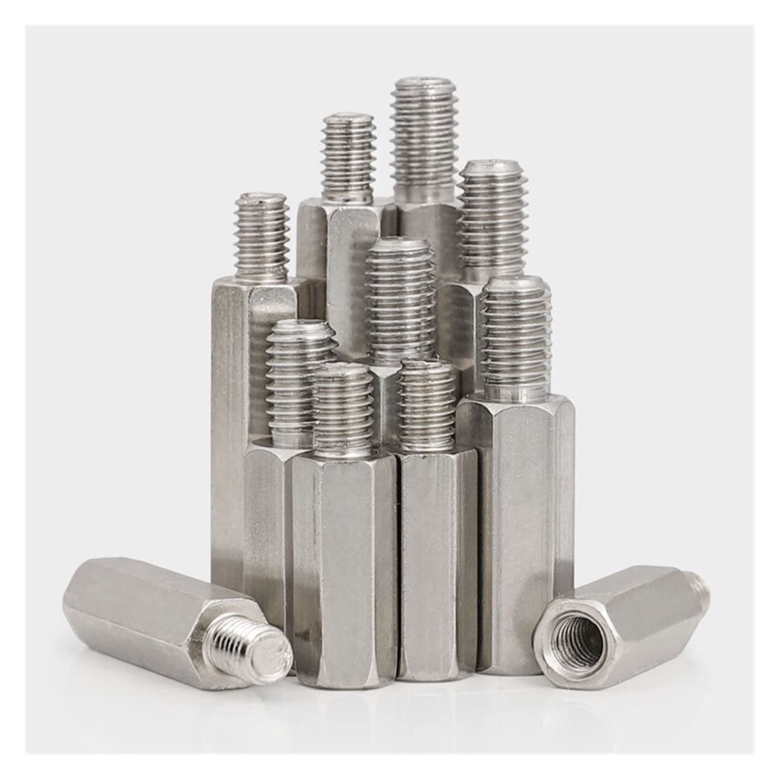 AITNT M6 M8 M10 304 Edelstahl Hex Carbon Buchse Abstandshalter 