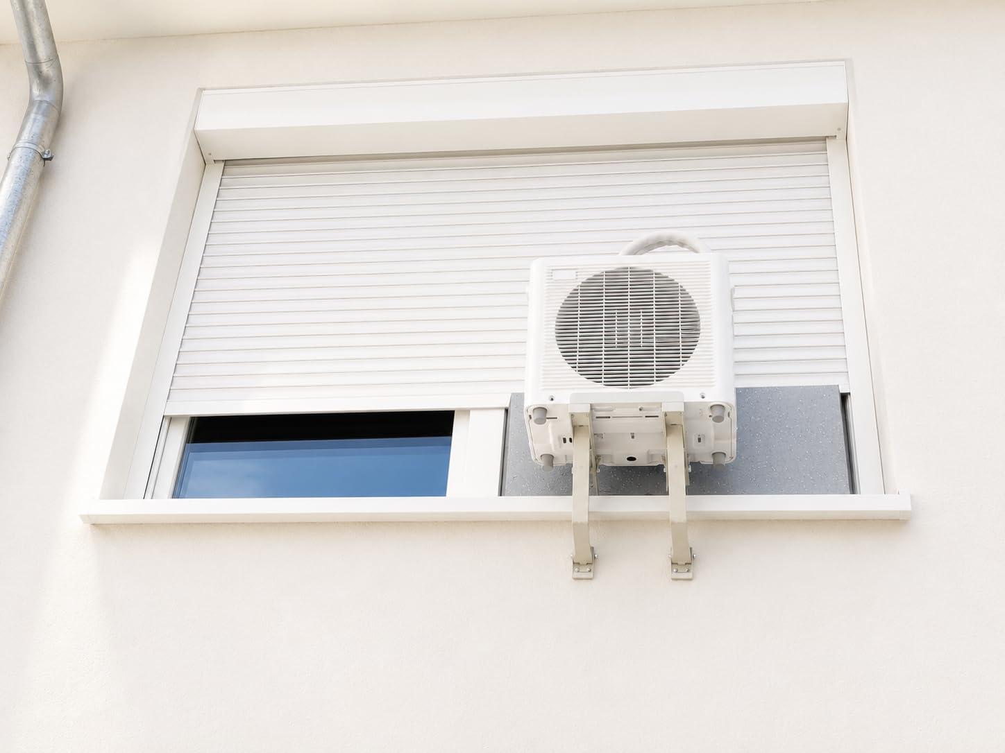 Fensterabdichtung 30-249 cm für mobile Split-Klimaanlage kompatibel mit Midea PortaSplit, Climia, Evolar, Eurom, Trotec, Remko