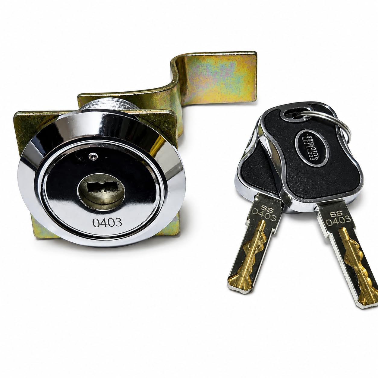 aldamira 50mm cam lock with wave key | zinc, brass & steel body | ideal for furniture, mailbox, cupboard,drawer glovebox metal electric cabinet | cctv camera, fire hosebox security panel_lock