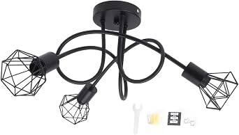 Chandelier, Farmhouse Kitchen Restaurant, Modern Pendant Light Fixture, LED E14 Bulb, Energy Saving, Dim Design
