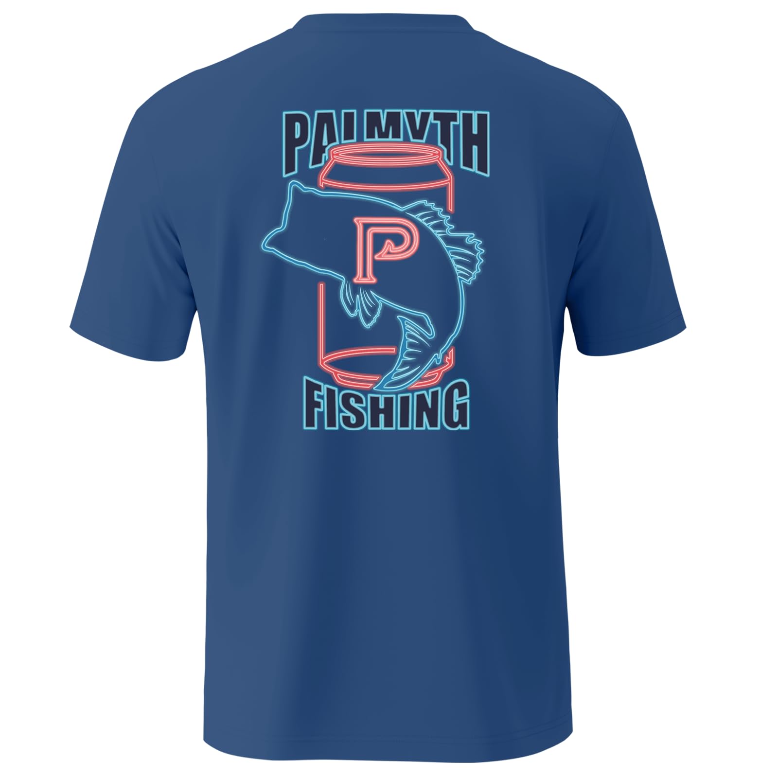 Palmyth Fishing Shirts for Men Short Sleeve T-Shirt UPF 50+ Sun Protection UV Tee
