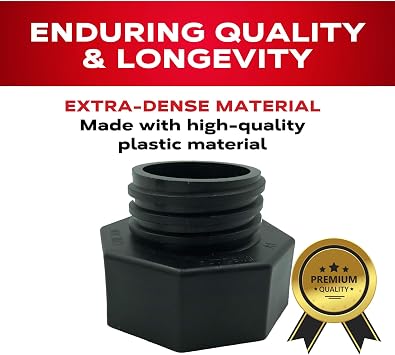 EZ-Pour Spout Kit A1 Adapter Set (Pack of 1), Universal Container Spout Replacement, Prevent Spills, Container Nozzle & Industrial Spout (A1)